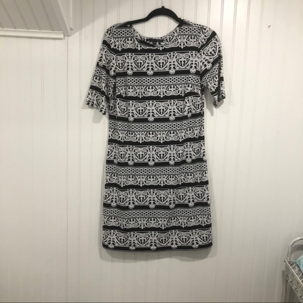 PRICE DROP‼️ Madison Leigh Black and White Dress